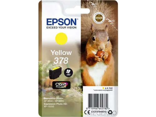Inktcartridge Epson 378 T3784 geel