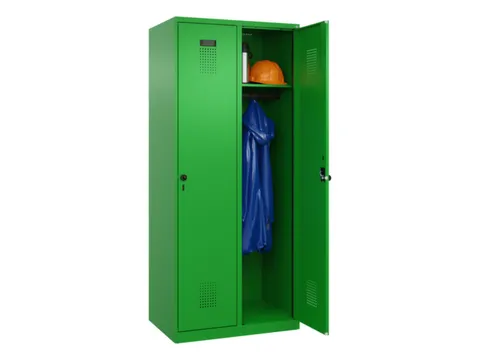 locker,HxBxD 1850x800x500mm,2vak,vak B 400mm,draaigrendel
