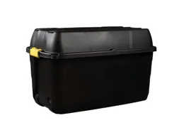 Robuuste Opbergbox Zwart 75 liter Met Wielen