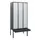 locker met bank,HxBxD 1950x900x815mm,3vak,vak B 300mm,cil.-slot