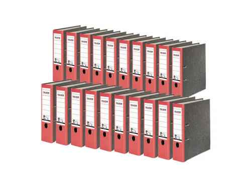 Ordner hfb recycled A4 8cm rood