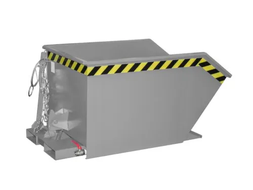 Kiepbak voor spaanders,HxLxB 680x1440x780mm,0,5m³,draagverm. 1000kg