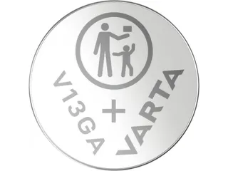 Batterij Varta knoopcel V13GA lithium blister à 1 stuk - 5