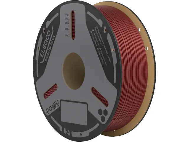 Filament ELEGOO PLA-CF 1,75mm Carbon Fiber Red 1kg