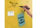 Glas Magneetbord Sigel Artverum Yellow Structure mat 60x40cm