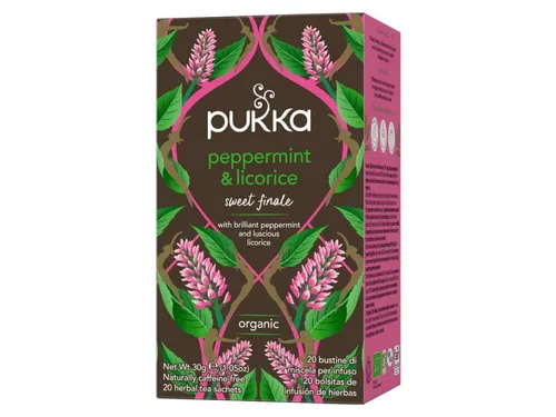 Thee Pukka peppermint licorice 20 zakjes