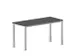 In hoogte verstelbaar bureau,HxBxD 720-840x1400x600mm,MS-donkergrijs