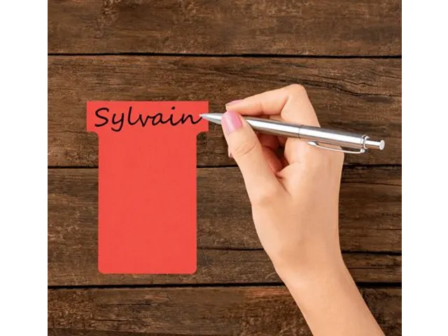 Planbord T-kaart Nobo nr 4 112mm rood