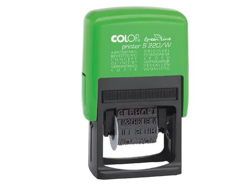 Tekststempel Colop Printer S 220/W Green Line 12 teksten