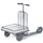 transportwagen,1trede,laadvl. LxB 580x680mm,houtplaat,glansverzinkt