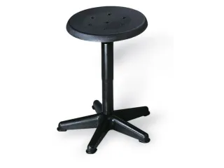 Kruk H 410-600Mm Zit/onderstel Kunststof/zwart Spindel Glijders - 1