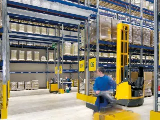 palletstelling,aanbouwveld,HxBxD 5500x2800x1100mm,vakl. 2400kg - 1