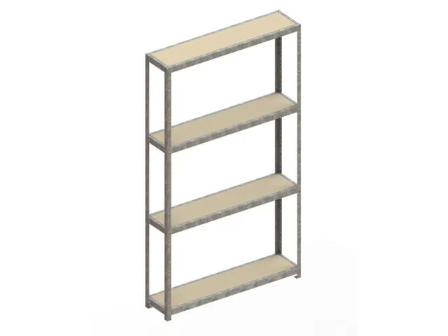 breedvakstelling,grondveld,HxBxD 2970x1704x400mm,vakl. 500kg