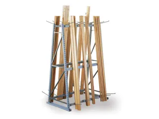 magazijnrek voor profielen,grondveld,tweezijdig,HxBxD 3000x1400x800mm - 4