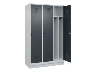 locker voor scheiding van kleding,HxBxD 1950x1200x500mm,3vak - 1