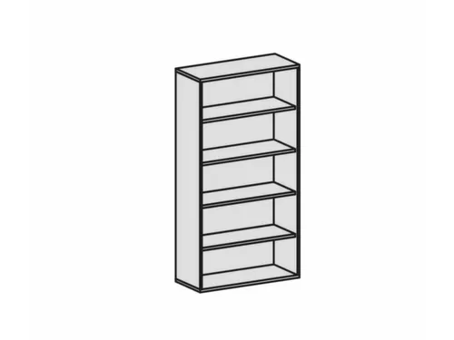 kantoorstelling,HxBxD 1920x1000x430mm,4xhouten vloer,decor romp noten