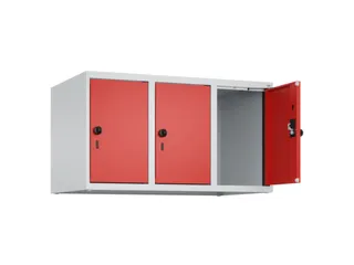 opzetkast,v. locker,3vak.,vak B 300mm,HxBxD 500x900x500mm,draaigrendel - 1