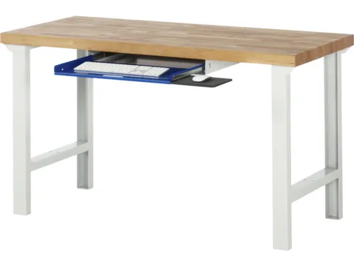 uittreklade voor toetsenbord,v. werkbank,HxBxD 85x640x485mm