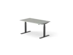 Elektrisch ihv bureau HxBxD 640-1300x1800x900mm blad grijs