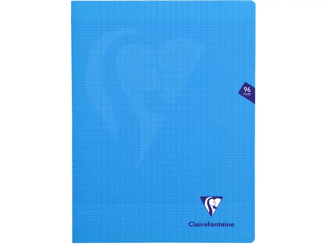 Schrift Mimesys A4+ 48 vel Seyès, kaft in PP Blauw