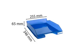 Brievenbak COMBO MID I blauw/glos/transp.