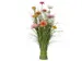 Kunstgras Everlands met bloemen roze 70cm polyester