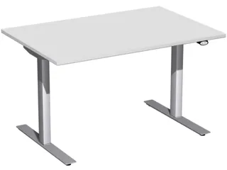 Elektrisch in hgte vst. zit-sta-bureau lichtgrijs 650-1250x1200x800mm - 3