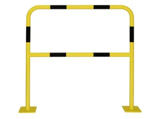 beschermbeugel,v. binnen,HxB 1000x1000mm,staal,geel/zwart - 1