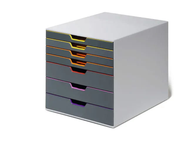 Ladenbox Durable Varicolor 7 laden grijs