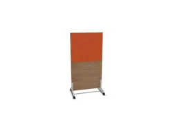 scheidingswand,HxB 1545x800mm,NT-cherry,BN3012-oranje