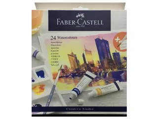 Waterverf Faber-Castell 24 stuks assorti kleuren - 2