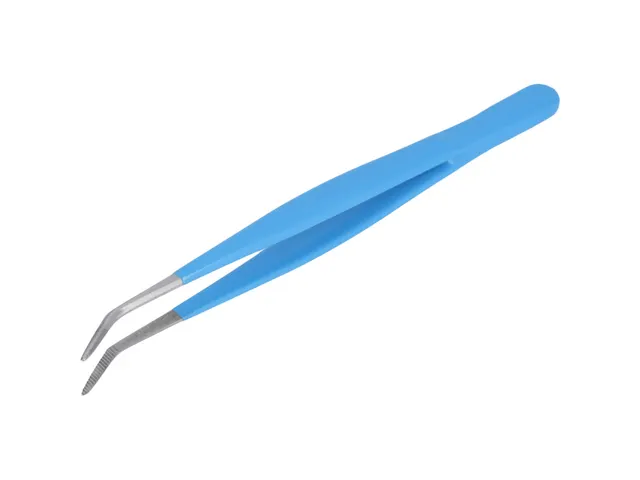 Knutselpincet Westcott 15.5cm soft grip blauw