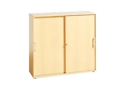 schuifdeurkast,HxBxD 1100x1200x400mm,2xhouten vloer,Gestreepte greep