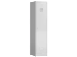 garderobekast,HxBxD 1800x415x500mm,1vak,klink,sokkel,romp RAL7035