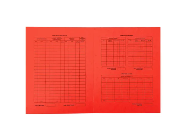 25 Proceduremappen in glanskarton265g/m2 25x32cm Ivoor RooD