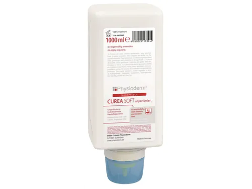 Curea Soft huidverzorgingscrème droge huid geurvrij 1 liter vulling