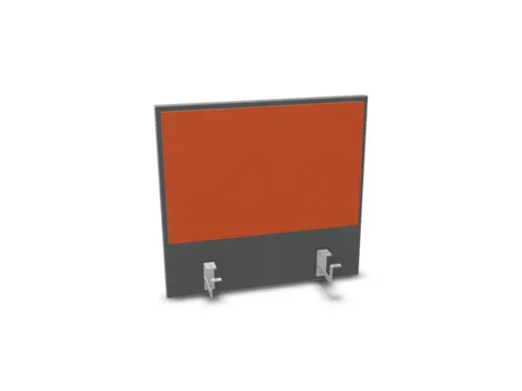 panneau de rehausse p. table de bureau MS-gris foncé BN3012-orange