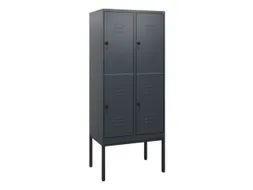 dubbeldekse locker,HxBxD 1950x800x500mm,2x2vak.,vak B 400mm