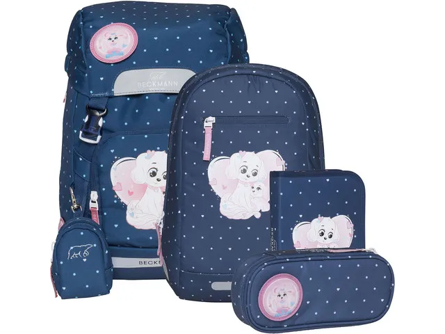 Schooltasset Beckmann Classic Pet Friends Blue 6dlg (School- tas,gymta