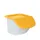 ingrediëntendispenser HxBxD 280x400x440mm 15l PP bak/deksel wit/oranj