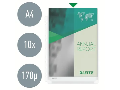 Showtas Leitz 4756 A4 0.17mm 11-Gaats Expansievouw (pak 10 Stuks)