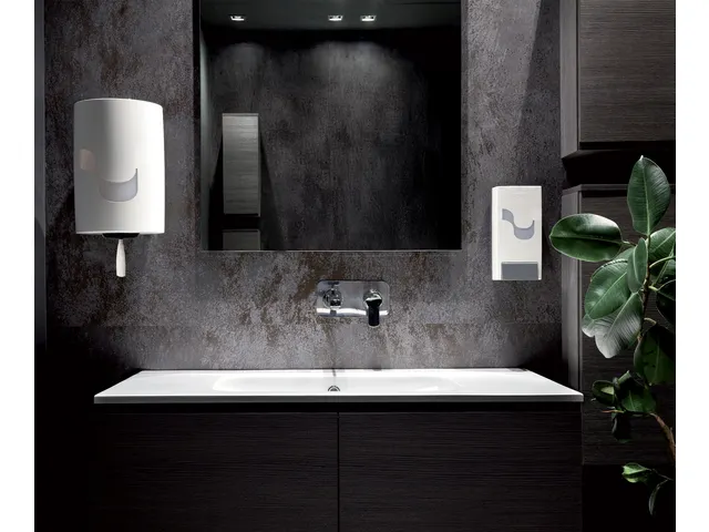 Poetsrol dispenser Celtex Centerfeed Midi wit