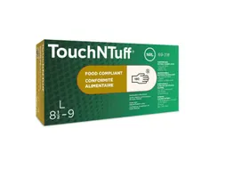 Ansell TouchNTuff 69-318 latex wegwerphandschoenen, wit, maat 6