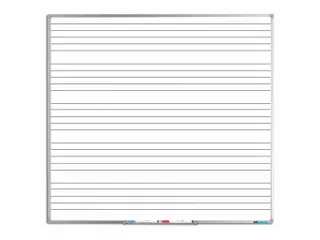 Gelinieerde Whitebord Magnetisch 100x200cm 8mm Muzieklijnen - 1