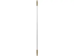 Vikan Hygiene aluminium steel 1260mm Ø25mm bruin met schroefdraad