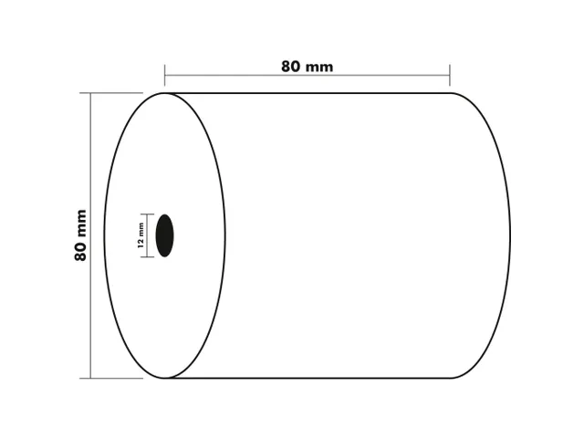 Exacompta Kassarol 80x80x12mm 55 Gram
