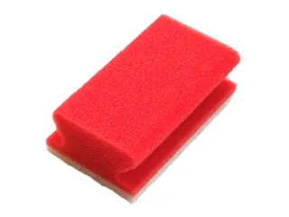 Diversey Taski Reinigingsspons Pad Rood-Wit 14x8cm pak 10 Stuks - 1