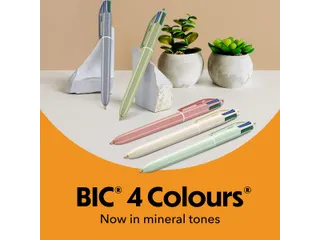 4-kleurenbalpen Mineral Tones display van 30 stuks assorti - 8