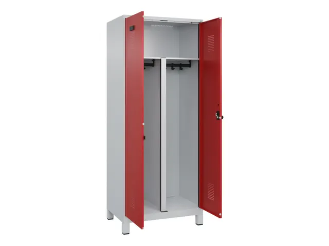 PBM-locker,HxBxD 1950x800x500mm,2vak,vak B 400mm,draaigrendel