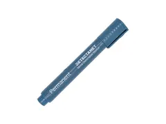 Permanent marker detectie Detectamet rond F zwart